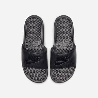 Papuci Nike Benassi Barbati Negrii | KHGM-52146